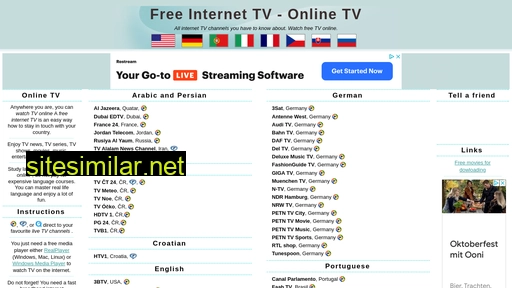 free-internet-tv.cz alternative sites