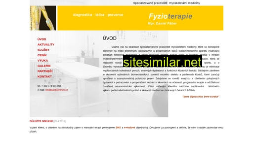 fyziofaber.cz alternative sites