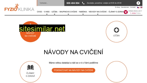 fyzioklinika.cz alternative sites