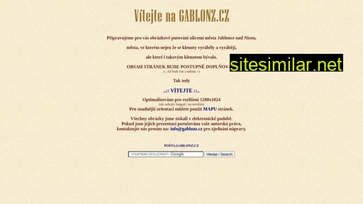 gablonz.cz alternative sites