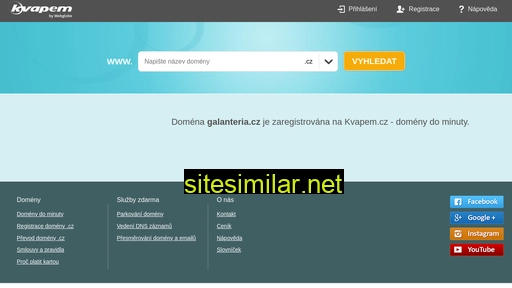galanteria.cz alternative sites