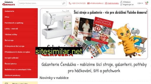 galanterie-cendulka.cz alternative sites