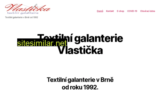 galanterievlasticka.cz alternative sites