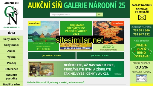 galerie-narodni.cz alternative sites