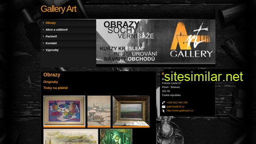 galleryart.cz alternative sites
