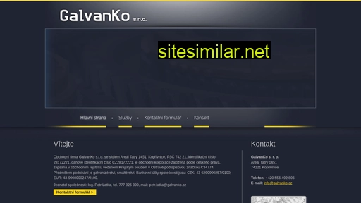 galvanko.cz alternative sites