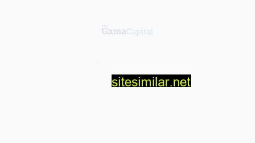 gamacapital.cz alternative sites