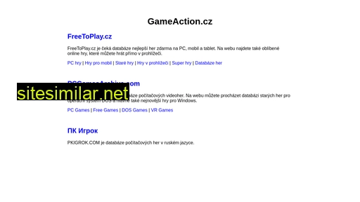 gameaction.cz alternative sites