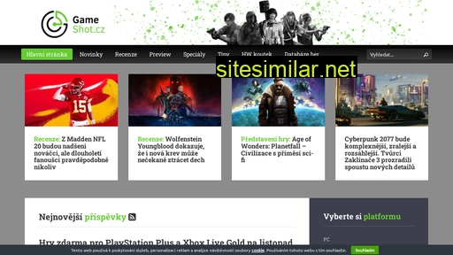 gameshot.cz alternative sites