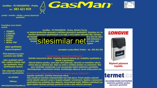 gasman.cz alternative sites