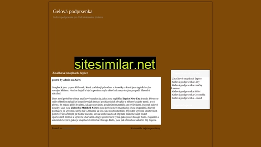 gelovapodprsenka.cz alternative sites