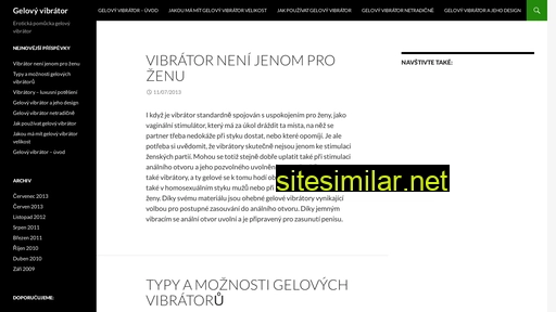 gelovyvibrator.cz alternative sites