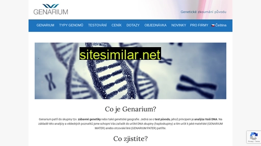 genarium.cz alternative sites