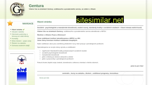 gentura.cz alternative sites