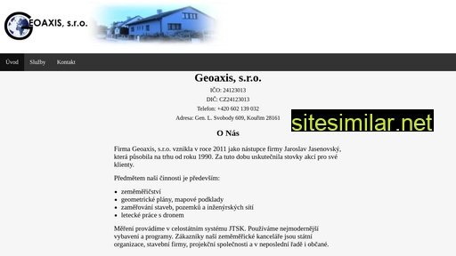 geoaxis.cz alternative sites