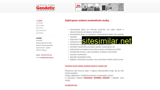 Geodetic similar sites