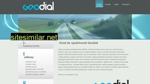 geodial.cz alternative sites