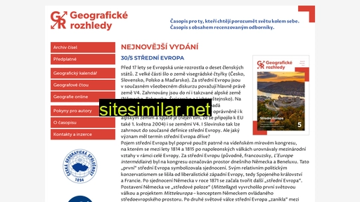 geograficke-rozhledy.cz alternative sites