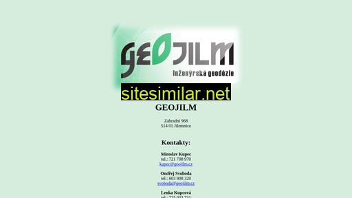 geojilm.cz alternative sites