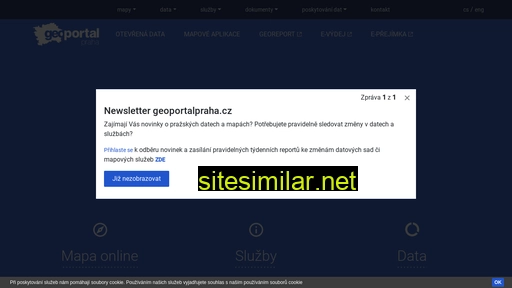 geoportalpraha.cz alternative sites