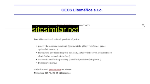 geos-litomerice.cz alternative sites