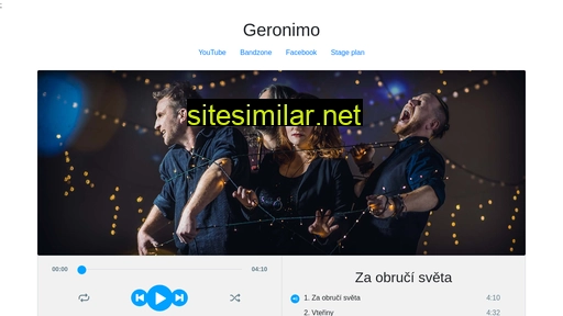 geronimomusic.cz alternative sites