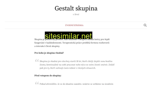 gestaltskupina.cz alternative sites