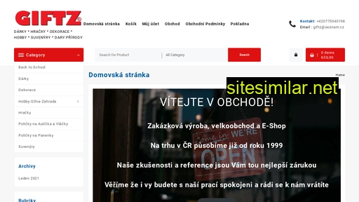 giftz.cz alternative sites