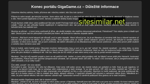 gigagame.cz alternative sites