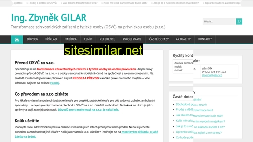 gilar.cz alternative sites