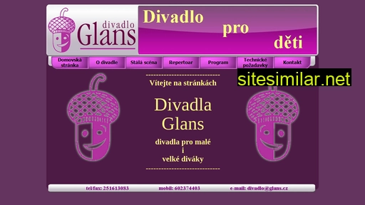 glans.cz alternative sites