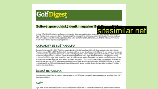 golf-digest.cz alternative sites