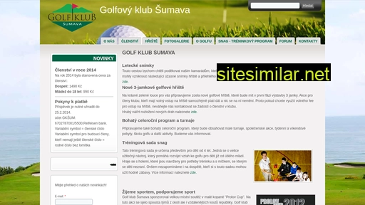 golfsumava.cz alternative sites