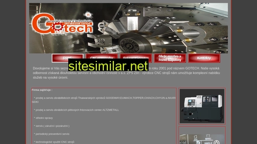 gotechcnc.cz alternative sites