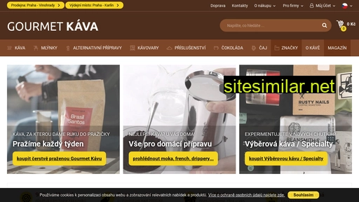 gourmetkava.cz alternative sites
