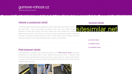 gumove-rohoze.cz alternative sites