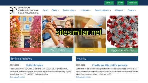 gymnp.cz alternative sites