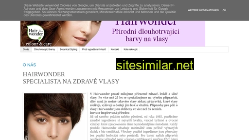 hairwonder.cz alternative sites