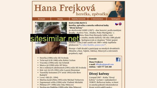 Hanafrejkova similar sites