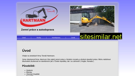 hartmann-zemniprace.cz alternative sites