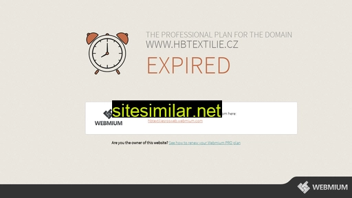 hbtextilie.cz alternative sites