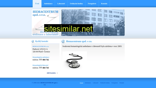 hemacentrum.cz alternative sites