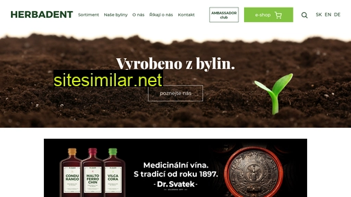 herbadent.cz alternative sites