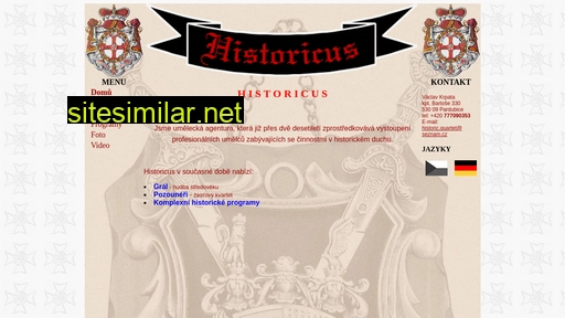 historicus.cz alternative sites