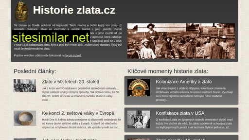 historiezlata.cz alternative sites