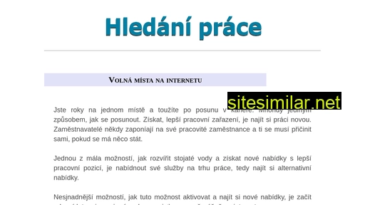 hledani-prace.cz alternative sites