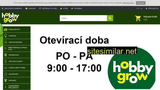 hobbygrow.cz alternative sites