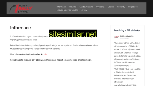 hobbyrallysprint.cz alternative sites