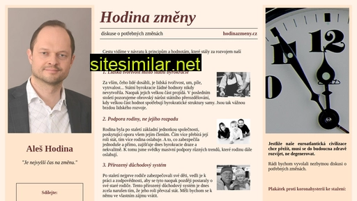 hodinazmeny.cz alternative sites