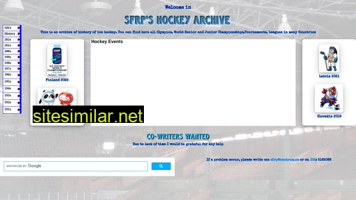 hokej.sfrp.cz alternative sites